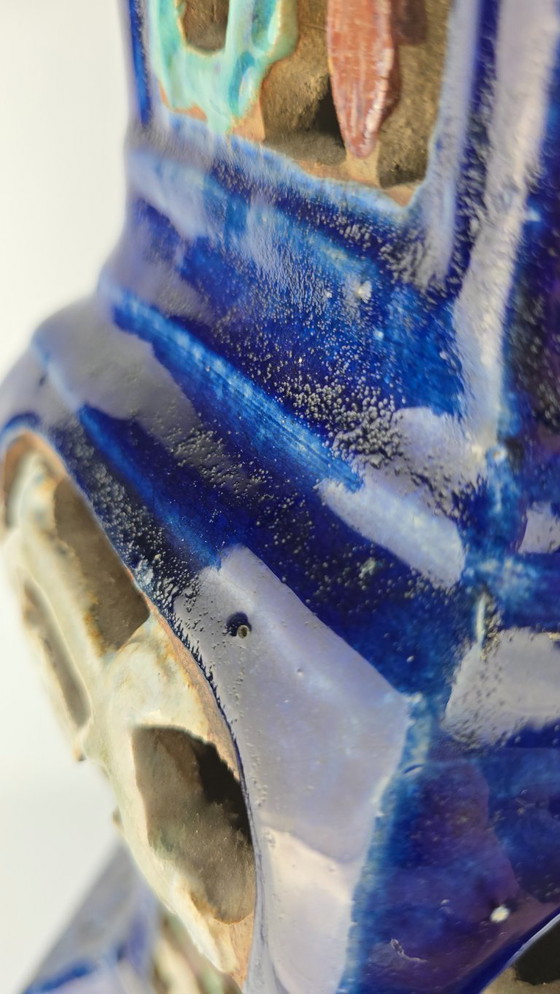 Image 1 of Columna china shiwan, antigüedades chinas, mesa auxiliar