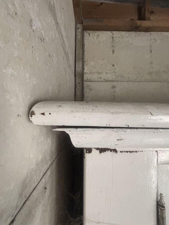 Image 1 of Grote Vintage Brutalist Buffetkast / Dressoir – 201 x 164 cm