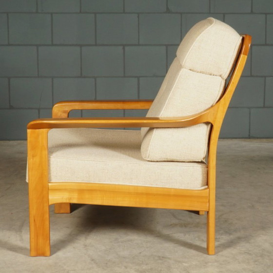 Fauteuil danois vintage – Noyer – Années 1960 – Textile (photo 6 of 10)