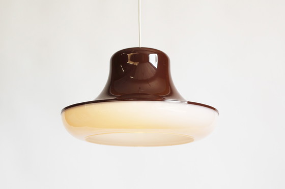Image 1 of Spage Age Lampe suspendue vintage Pop art par Massive, Belgique 1970's