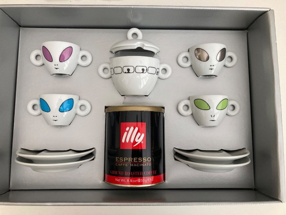 Image 1 of illy collection - 2001 - espresso cups - David Byrne - Alien cups.