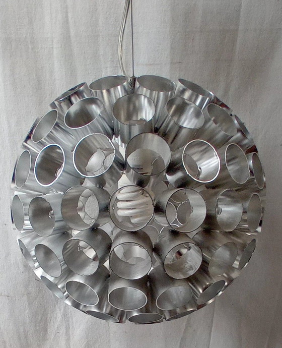 Image 1 of Space Age Chrome Hanglamp 