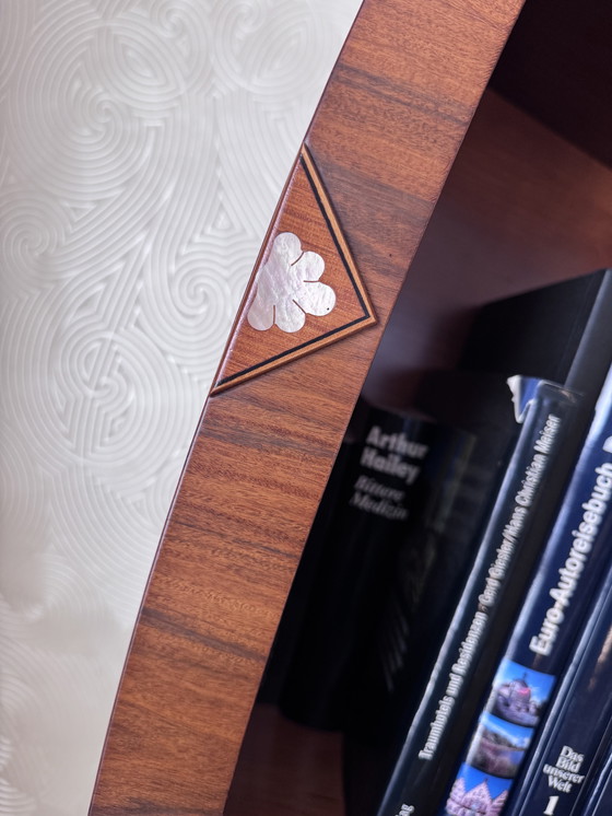 Image 1 of Esclusiva parete attrezzata di design Carpanelli – vero legno, madreperla, illuminazione