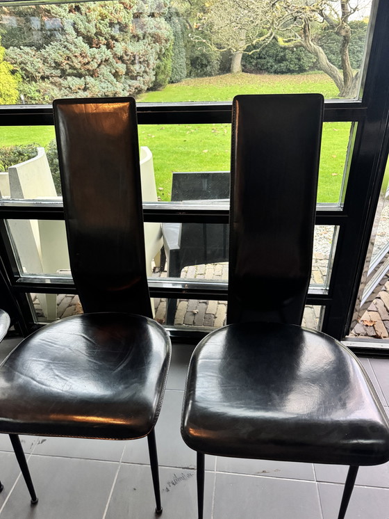 Image 1 of 4 sedie da pranzo di Giancarlo Vegni