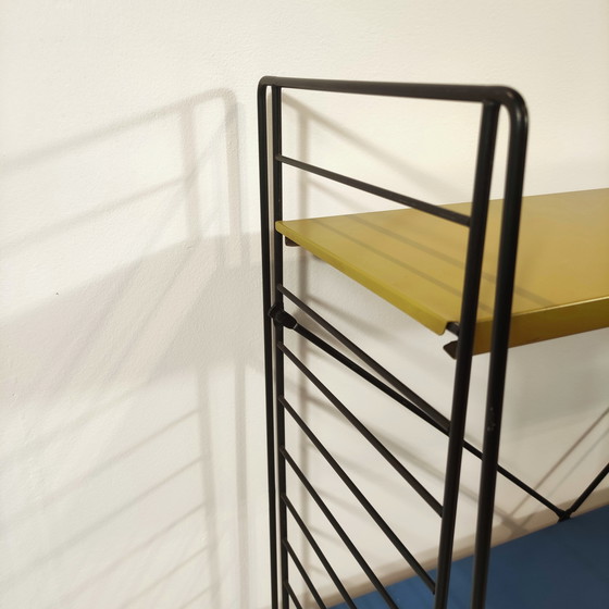 Image 1 of Mid century free standing rack with metal shelves by A. Dekker for Tomado