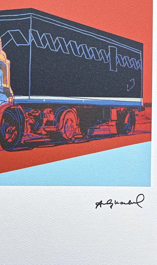 Naar Andy Warhol, Vrachtwagen, jaren 1980, Lithografie – lithos zeefdrukken, Paper (photo 2 of 7)