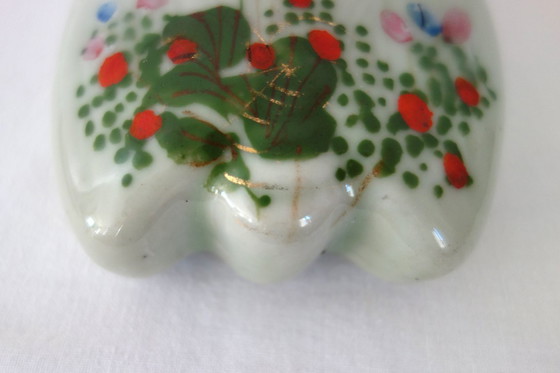 Image 1 of Celadon wall vase from Seto, Japan, late 19th century, set of 2