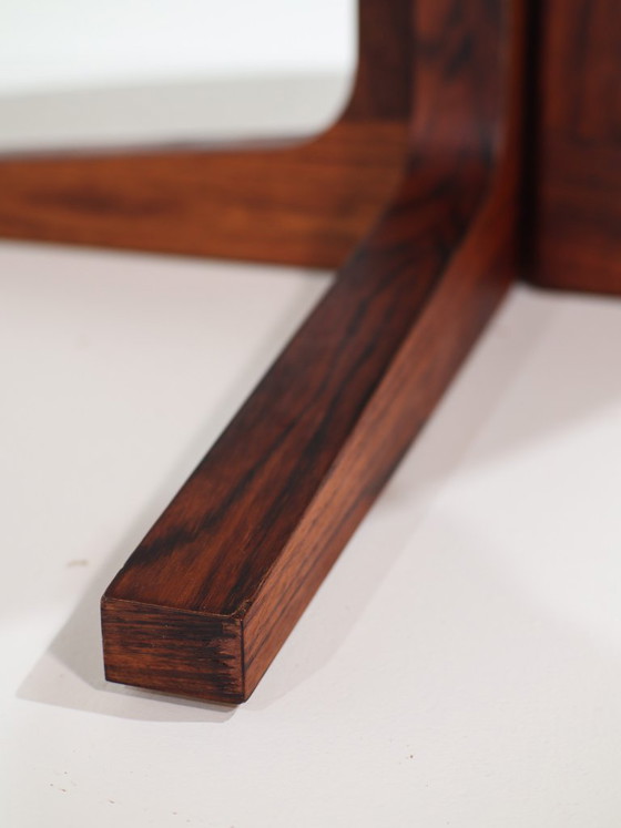 Oval Extendable Dining table Dyrlund Rosewood 1960s Danish (photo 14 of 16)