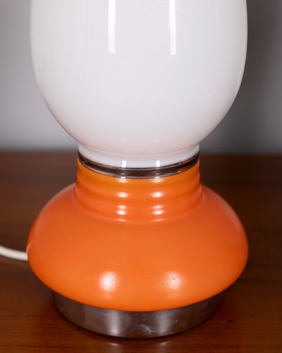 Vintage Italian Glass Table Lamps, 1970s, Set of 2 (photo 7 of 9)