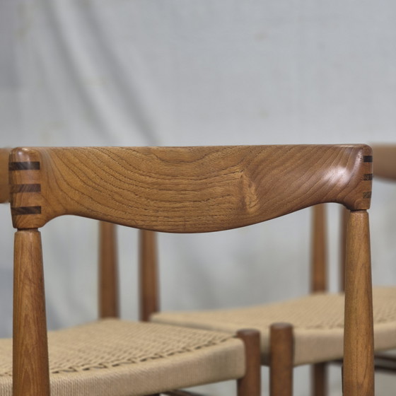 Image 1 of H.W. Klein, sedie danesi vintage Bramin, nuove in corda di carta