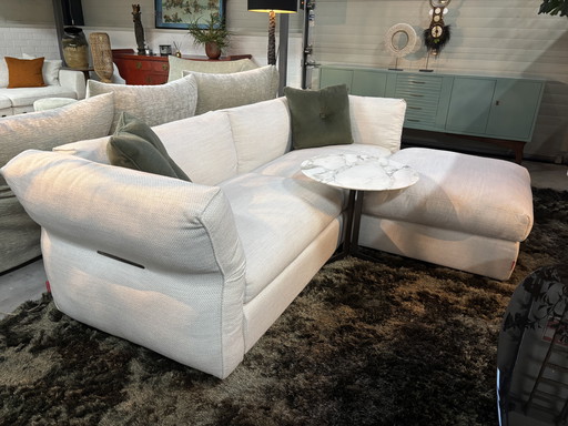 Flexform Newbridge 95x240cm + Hocker 85x100cm Stoff Katze Extra LP 15,000,-