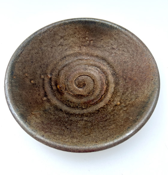 Image 1 of Piatto/ciotola in ceramica da studio, smalto rustico, 26 cm