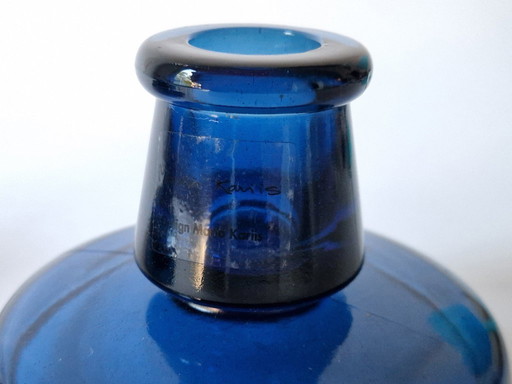 Ikea - 2 blue candlesticks by Maria Kariis