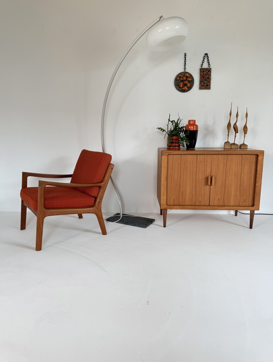 Vintage XXL Verstelbare Deense Booglamp ‘70 – Vloerlampen, Plastic, Metal (photo 3 of 15)