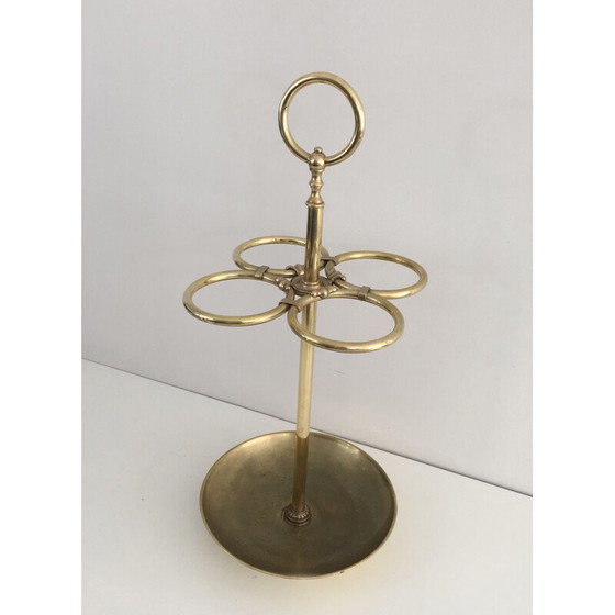 Image 1 of Vintage brass umbrella stand, 1930