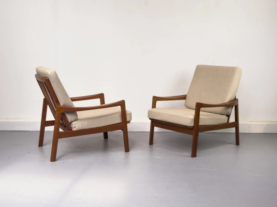 Sillones Lounge de teca de Tove & Edvard Kindt Larsen para Gustav Bahus, Juego de 2 – Mid Century Modern (photo 2 of 23)