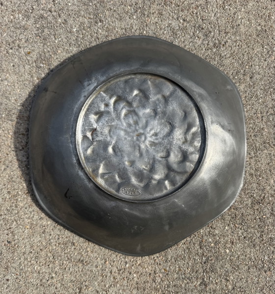 Art Nouveau Pewter Bowl Kayserzinn – Decorative Objects, Metal (photo 6 of 11)
