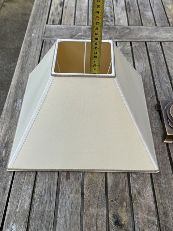 Image 1 of 🔷 UNICUM | Il Paralume Marina Bronze Table Lamp | Italian Design | Murano Glass | 1987-1995