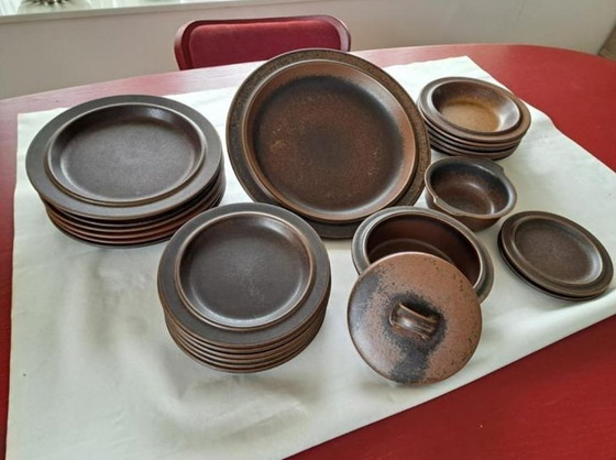 Image 1 of Arabia Ruska - 23-piece vintage dinnerware | Finland, 1970s