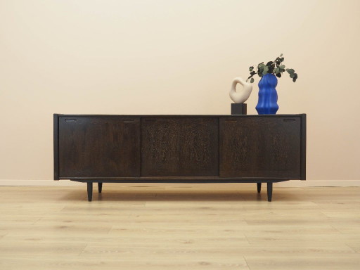 Eikenhouten dressoir, Deens design, jaren 70, vervaardigd door Skovby Møbelfabrik