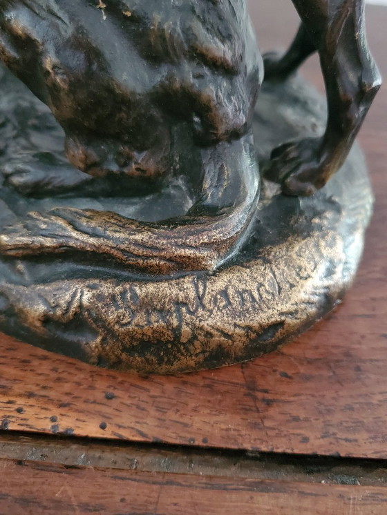 Image 1 of Scultura - Gruppo in bronzo - Firmato Laplanche - XIX secolo (rif. 3759)