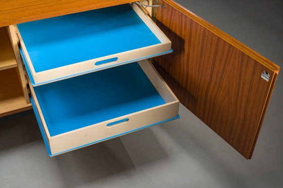 Image 1 of Vintage teakhouten dressoir model B40 van Dieter Waeckerlin voor Behr, jaren 60.