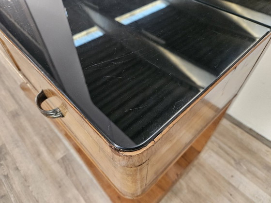 Image 1 of Art-Deco-Schminktisch mit großem Spiegel