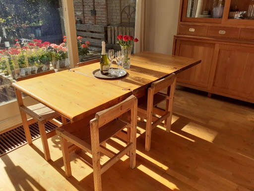  4 Trybo chairs and 1 Fureka table Edvin Helseth