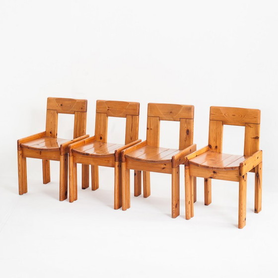 Vintage Table and Chairs Designed by Silvio Coppola for Fratelli Montina – Dining set, Wood (photo 3 of 14)