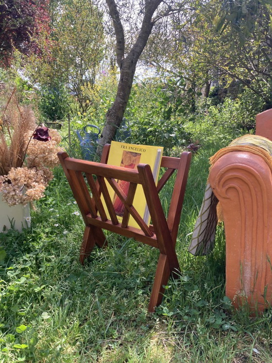 Image 1 of Wooden magazine rack, 1950s
