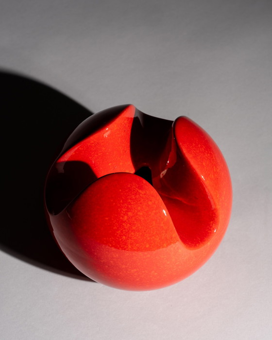 Image 1 of Postmodernes skulpturales Keramikvasen-Duo Roberto Rigon Bertoncello Italien 70er–80er Jahre