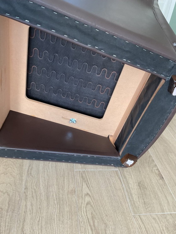 Image 1 of Bankstel 2,5 Zits bank en 2 fauteuils leer 