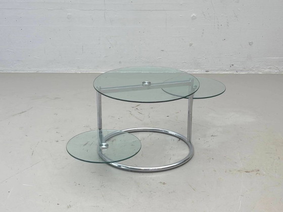 Swivel side table, 1970s – Coffee tables, Glass (photo 9 of 9)