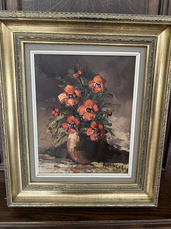 Image 1 of Lot of 5 classic oil paintings in gold-colored frames