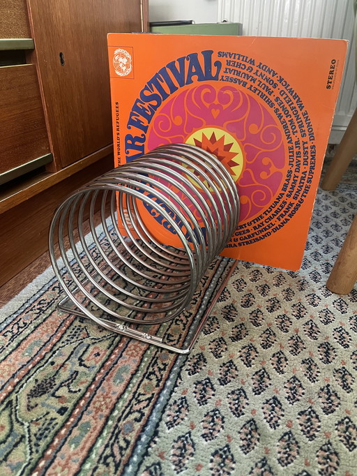 Chrome LP / Magazine Holder