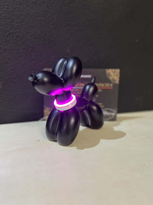 Hund Ballon Schwarz Lila Ring Led Lampe Home Decore