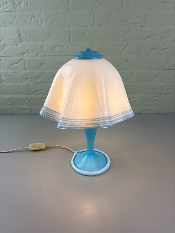Image 1 of Lampe de table vintage Murano Fazzoletto – 1970