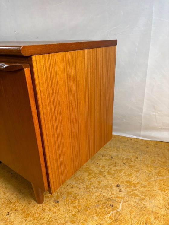Image 1 of Mid-Century Retro Vintage Teak Sideboard by Sakol 1960  Danish Design Influence • British Craftsmanship • Timeless Storage  