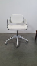 Interstuhl Silver 162S office chair white leather James Bond