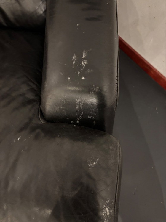 Image 1 of Fauteuil Rolf Benz 6500 vintage en cuir noir, 1 ou 2 pièces