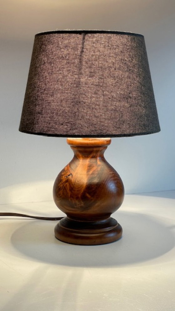Lámpara de madera maciza estilo rústico – Lámparas de mesa, Canvas (photo 16 of 25)