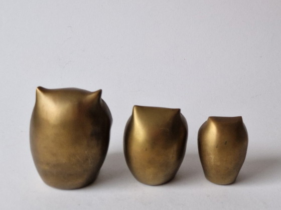 Image 1 of Caravell Design - 3 gufi in rame - anni '70