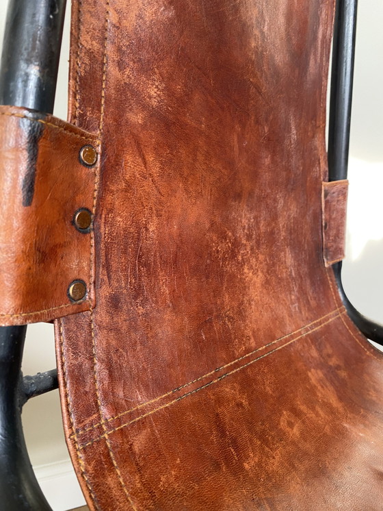 Image 1 of 2 chaises vintage Les Arcs, style Charlotte Perriand