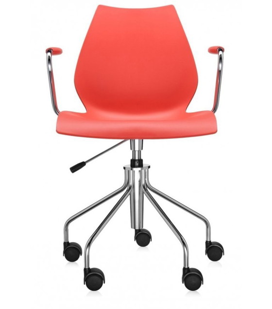 Image 1 of Chaise de Bureau Vintage • Maui • Vico Magistretti • Kartell • 1996