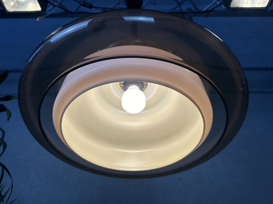 Image 1 of Vintage verstelbare hanglamp - acryl