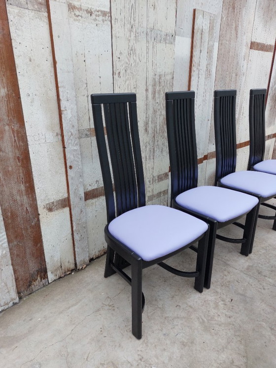 Image 1 of Sedie modello L4k 252 di Liberty, set di 4. Design