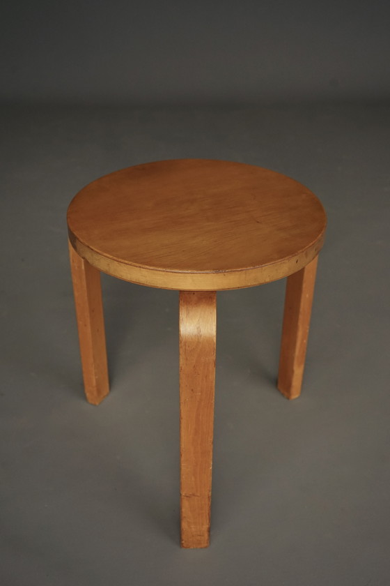 Image 1 of Alvar Aalto model 60 stool for Artek, 1960s 