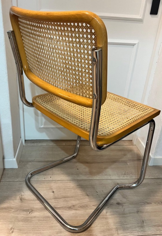 Image 1 of 6x Cesca Marcel Breuer stijl Made in Italy