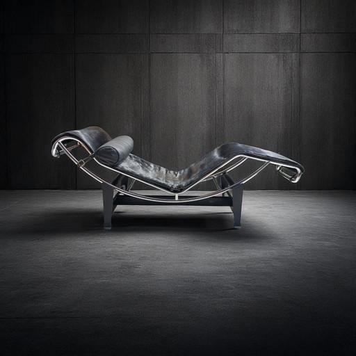 Le corbusier perriand jeanneret chaise longue LC4 Cassina 70s Originele 1980s cassina (1964-heden) licentie. Gemerkt en genummer
