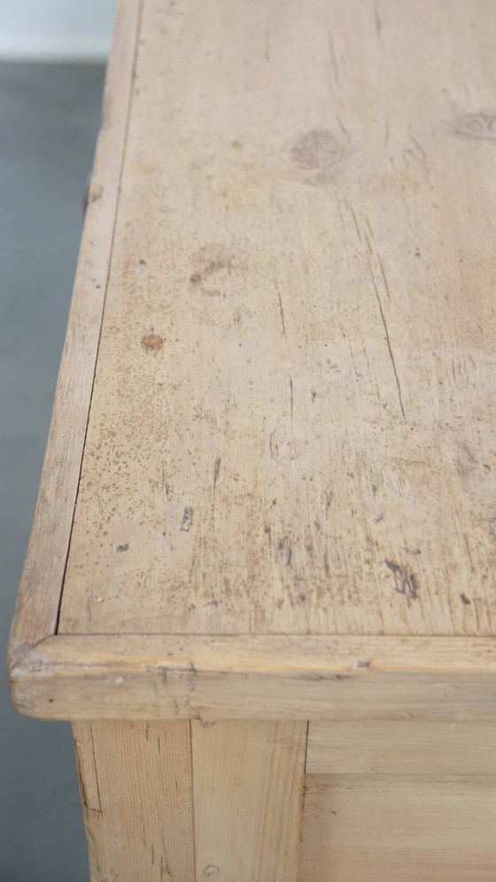 Image 1 of Buffet/ table d'appoint/ comptoir/ îlot de cuisine anglais ancien du début du 19ème siècle en bois de pin